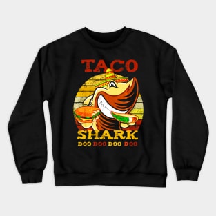 Cinco De Mayo Baby Toddler Taco Shark Crewneck Sweatshirt